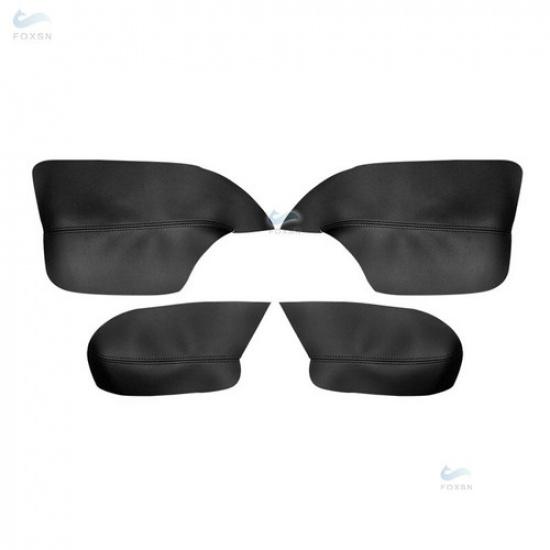 4Pcs Door Armrest Panel Microfiber Leather Cover for Mitsubishi ASX 2013-2016