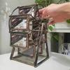 Vintage Rotating Ferris Wheel Photo Frame - 8pcs 4 Inch Picture Frames Desk Decor Gift