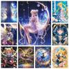 S-Sailor-Moon-T-Tsukino-Usagi Cartoon Girl 5D DIY Handmade Diamond Painting Inlay Kits Art Craft Round Drill Gift