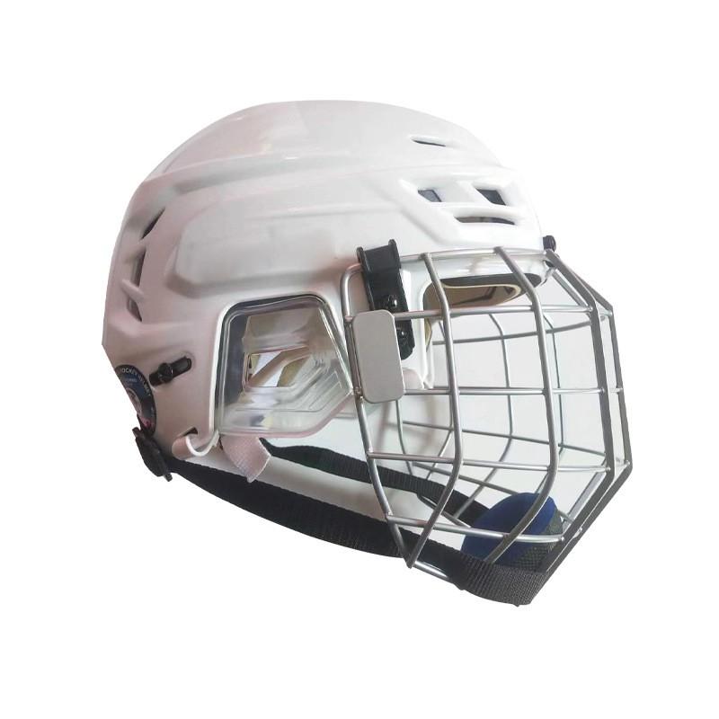 Adult Ice Hockey Helmet Field Safety Protection ABS Material Head Gear S M L Sizes