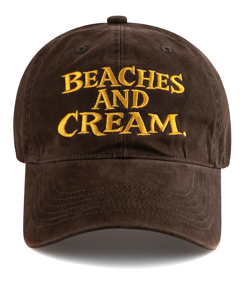 Bichiseuaenkeulim Big Logo Cation Ball Cap-Brown