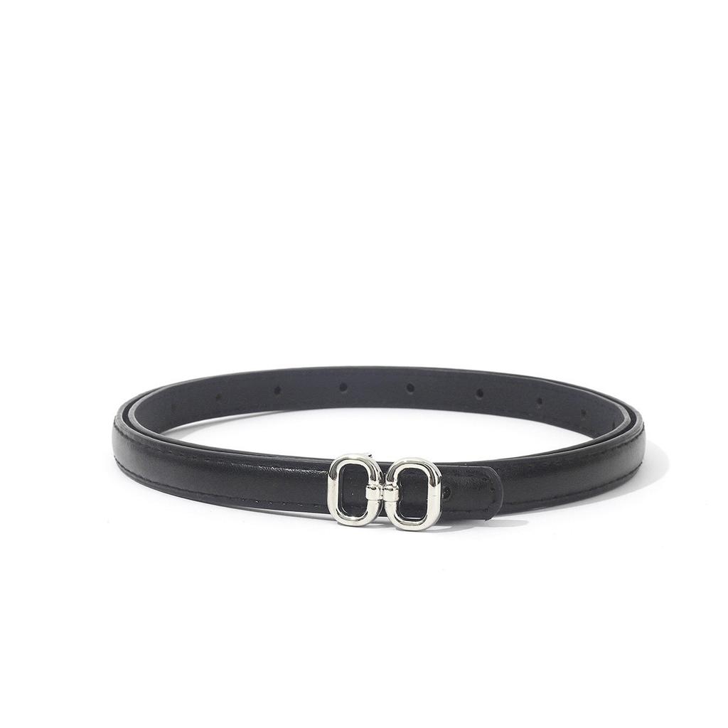 Design Niche Buckle Retro Skirt Coat Belt New Versatile Shirt Ins Small Belt Women