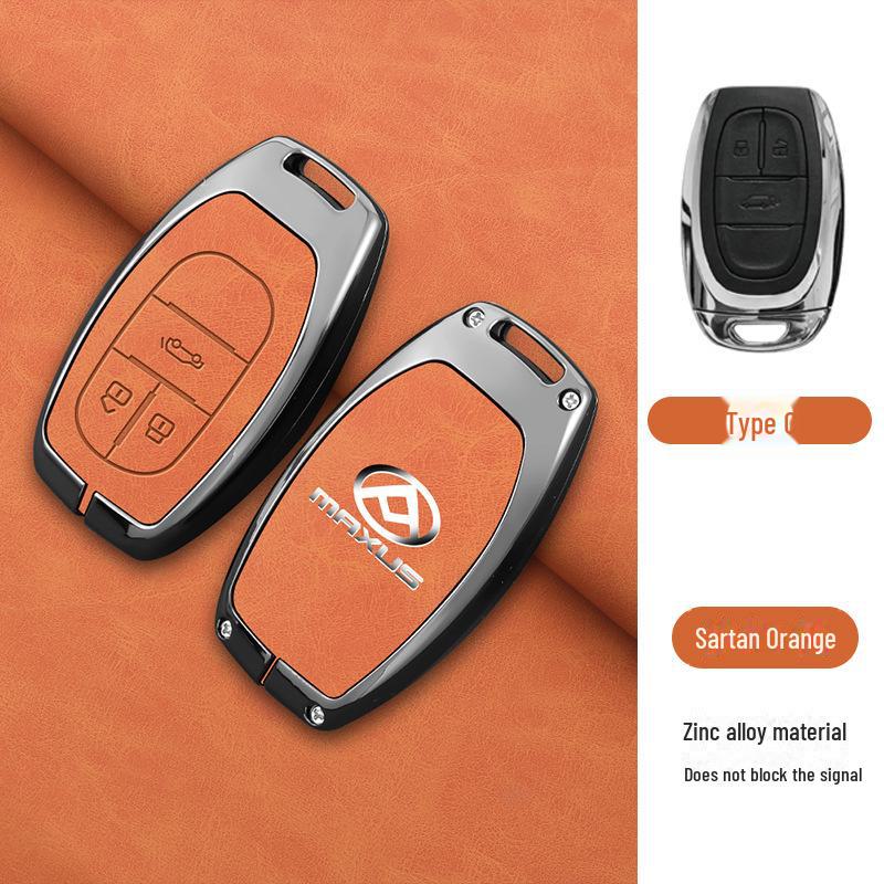 Capa de Chave SAIC Maxus D90 para Carro Maxus G50 2019 Feminino, Carcaça de Metal de Alta Qualidade com Fivela.