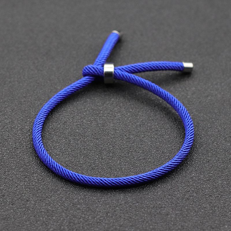 New Minimalist Rope Bracelet Men 100% Unfading Stainless Steel Braclet Adjustable Cord Chain Braslet Pulseira Homme Gift For Him