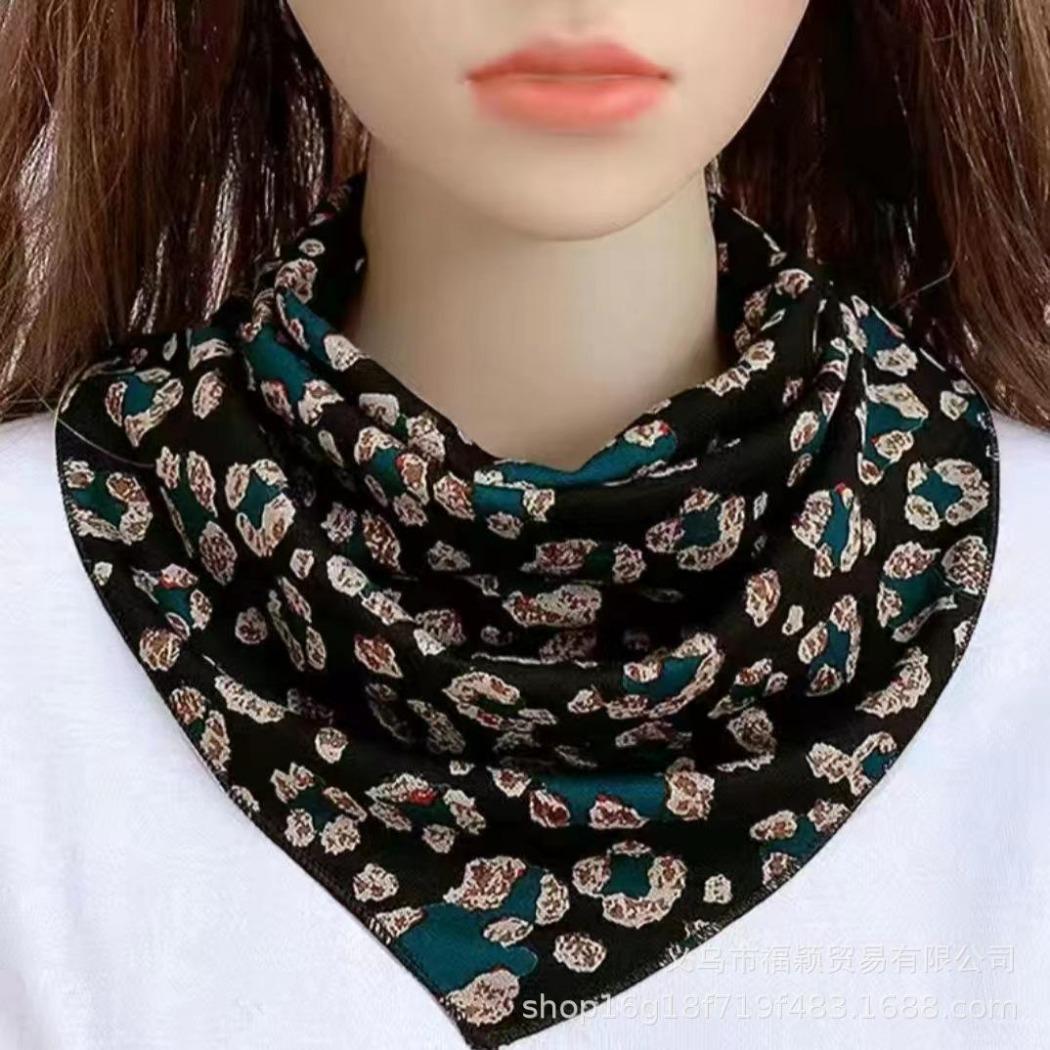 

Шарф женский тонкий зимний шарф треугольный шарф шейный отдел позвоночника Универсальный теплый модный поддельный воротник