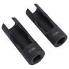 2 Pcs 1Celsius2 Inch Injector Fuel Line Socket Wrench Set Nut Wrench Spanner   Tangsten Steel for Bent Pipes EGT Sensors   Switches