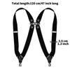 2025 New Men's Suspenders Adjustable Braces X Back Shirt Clip Suspender Elastic Belt Trousers Shoulder Strap For Women