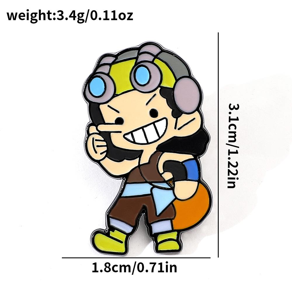 Cool Anime Pins Badge Brooch Jacket On Pins Badges For Clothing DIY Jacket Decoration Lapel Pins Jewelry Accessories Friend Gift