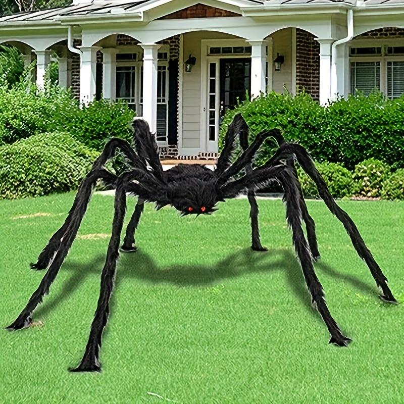A 59.06inch Giant Black Spider, Suitable for Indoor and Outdoor Halloween Decoration, Family Parties, Courtyard Haunted House Decoration