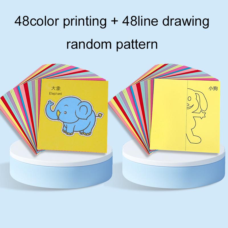 Children Handicraft Toys Paper-cutting Art Brain-boosting Hands on Ability Training Parent-child Interaction Toys for Kids TMZ