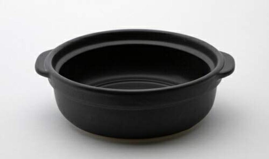 in Mino Banquet 7 Earthen Pot with IH plate 1 to 2 Made in IH compatible [Made Japan, Ware] No. Red/Black [For people, Stylish, Japan, compatible,