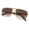 Great LOUIS VUITTON Sunglasses Attitude Two Bridges Gold Mens Z0259U Used