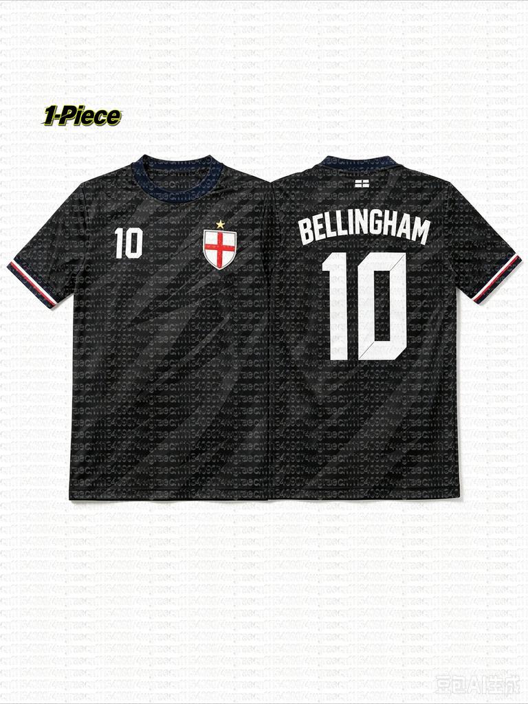 2026 Speciální Bellingham #10 Fan Fotbalový Dres Tričko Šortky Set Dámský Pánský Anglie Fanoušci Košile a Šortky Letní Děti 2dílná sada