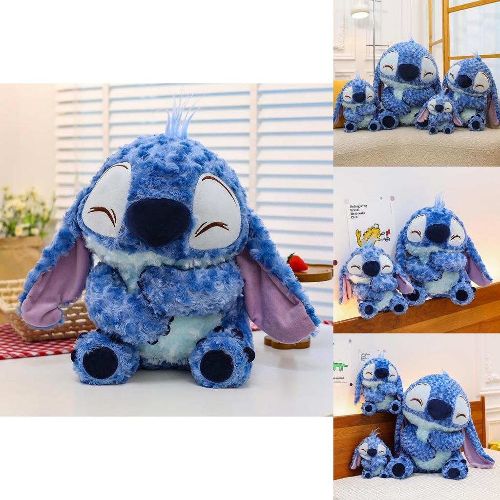Adorable Eastdiy Plush Stitch Toy Soft Cuddly Animal Figure With Long Plush Fur
