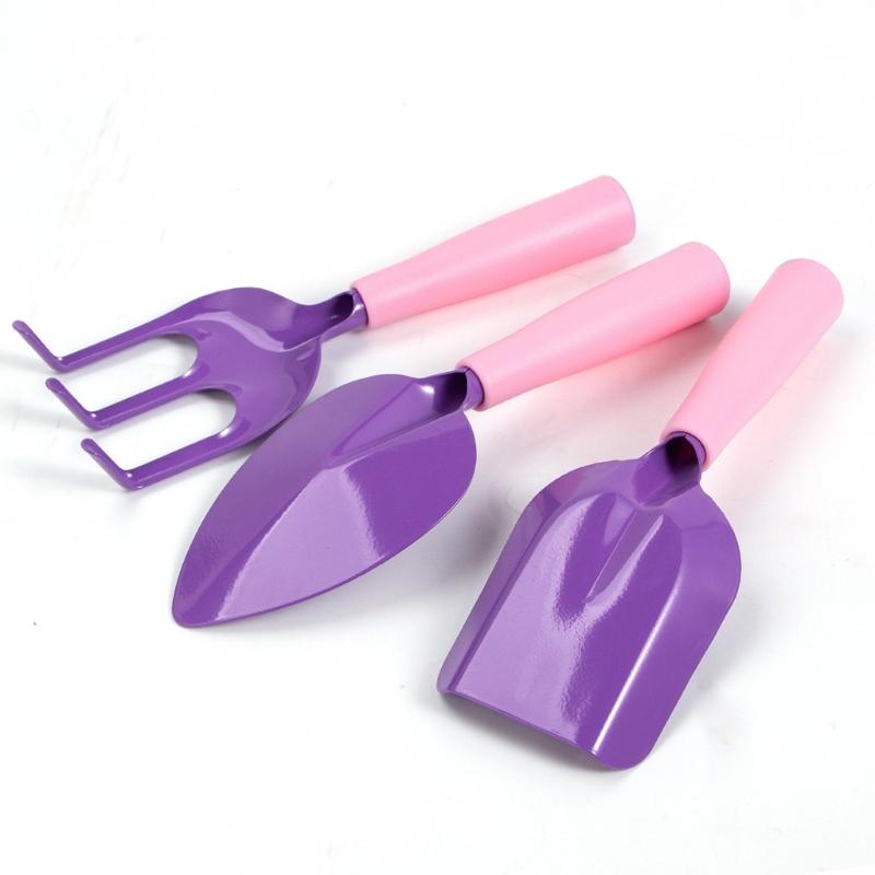 Kids Gardening Tool Set With Square Shovel Pointed Shovel And Rakes For Outdoor Sand Play And Beach Activity