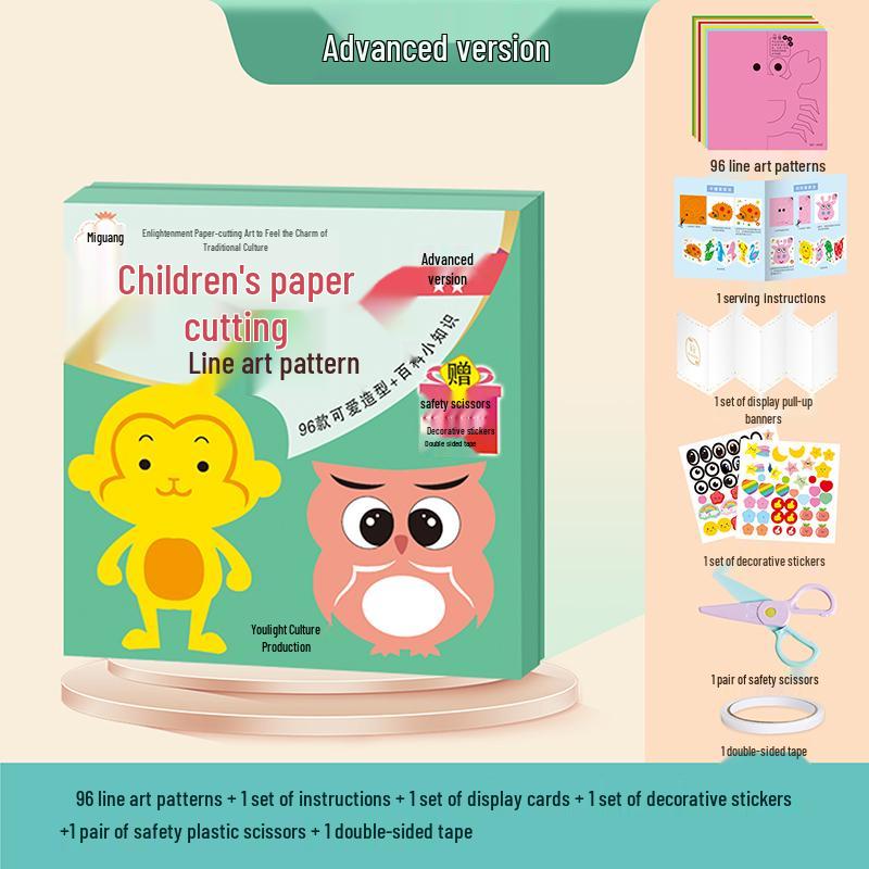 Handgefertigtes Bastelset für Kinder: Tier-Origami für Konzentration und Spaß