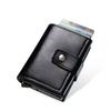 Men Women Unisex Minimalist ID Bank Credit Card Holder Case Slim Mini Aluminum Men Pop-Up Wallet Travel Cardholder Purse
