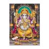 Religion Elephant God India Hinduism Ganesha Painting Canvas Durga Golden Zari Art Poster Prints Living Room Home Decor Pictures