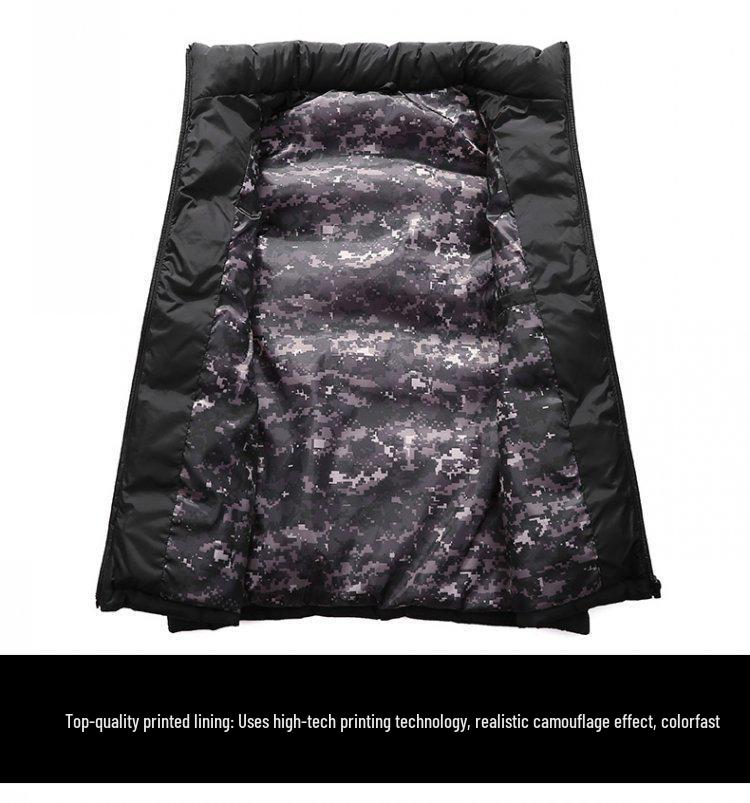 Men's Winter Down Cotton Vest: Korean Style, Slim Fit, Trendy, Casual, Warm, Plus Size.