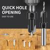 Woodworking Countersink Drill Cone Hole Opener Hole Drill Alloy Head Screw Ladder Drill Wood Self-Tapping Screw Installation Ladder