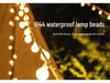 Frosted Bubble Ball, Star, and Cherry Blossom String Lights for Outdoor Camping Tent Decor
