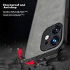 IPhone 11 Case, IPhone 11 with Full Lens Protection, Silicone Soft Edge, Shockproof, Ultra-Thin, Simple And Stylish Leather Texture Case, Elegant Gray