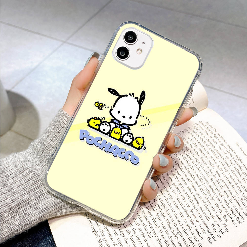 

Чехол для Samsung A04 A14 A23 A34 A54 M23 M33 M52 M53 Realme 10 9 C30S C35 C55 VIVO Y02S Y21 Y51 X80 Pro Прозрачный чехол LI18 Pochacco Realme C55 арлекин