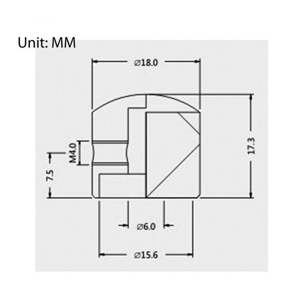 4 PCS New Metal Wrench Dome Knobs Guitar Parts Tone Control Knobs Electric Guitar Bass