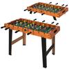Calcio Balilla Tavolo da Calcio Balilla con Barre in Acciaio Inossidabile, per Bambini e Adulti, 84,5x40x61,2 cm, Nero