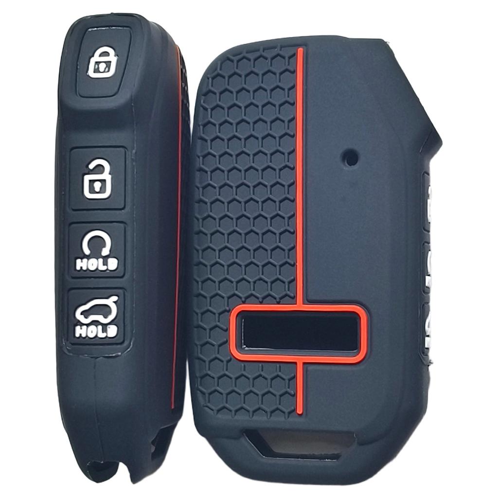 Custodia in Silicone per Chiave Auto per KIA KN Sportage R Stinger Sorento Ceed Cerato Forte Niro Soul Telluride GTLine Accessorio