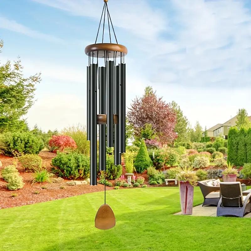 Aluminum 26-Inch 6-Tube Metal Wind Chimes - Customizable Pendant Gifts for Any Festival
