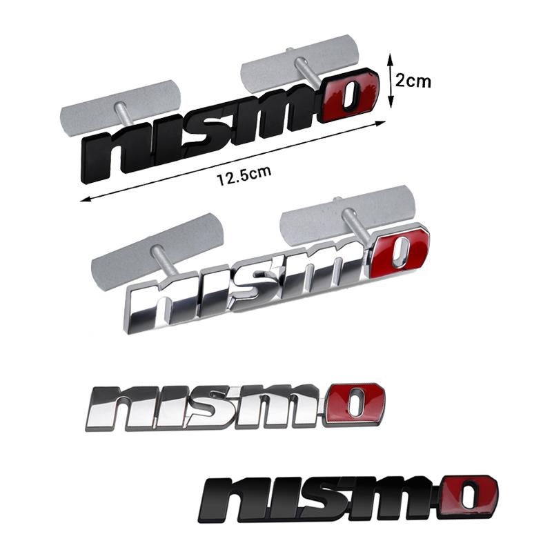 Kühlergrill-Emblem Aufkleber Kofferraumemblem Aufkleber Autostyling Für Nissan Nismo Logo Tiida Teana Qashqai Juke X trail Almera Skyline