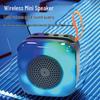 X16 Compact Bluetooth Speaker with Seven-Color Light and Card Slot for Outdoors