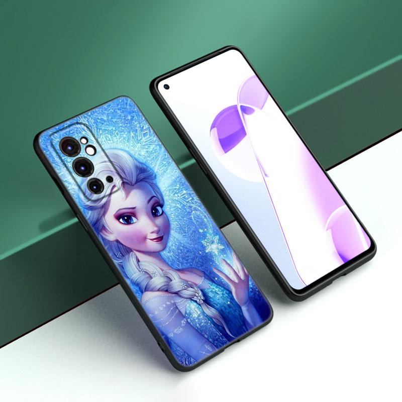 

Принцесса Эльза Анна Олаф черный чехол для телефона OnePlus 9R 10R 11R 12R ACE 2 Pro 2V 3V Nord CE 2 3 Lite 4 N10 N20 N30 SE 5G OnePlus ACE Pro 5G