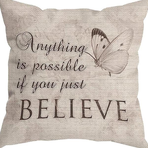 American Retro Printed Linen Pillowcase Living Room Sofa Office Pillow Car Cushion Cover