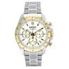 Spirit Chronograph Edelstahl weißes Zifferblatt Quarz SBTR024 100M Herrenuhr