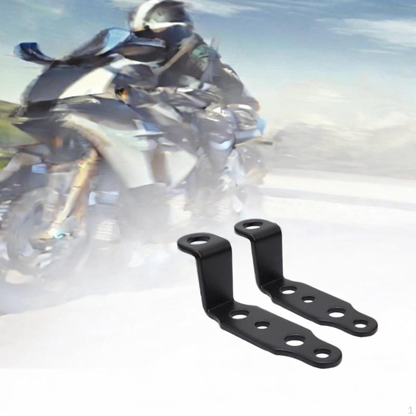 

Комплект из 2 кронштейнов для крепления фары на мотоцикл чёрный