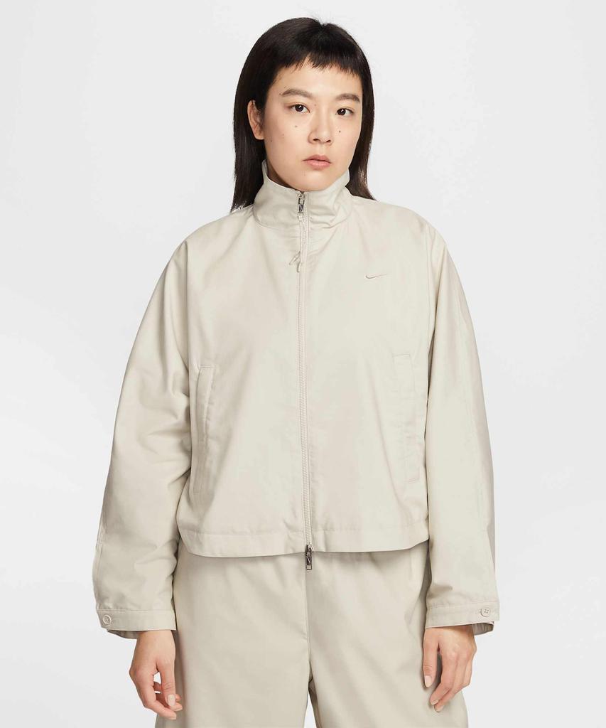 Nike Sportswear Oversized Woven Jacket W - Light Bone:Heather:Light Bone / If5452-072