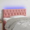 VidaXL LED Headboard Bedroom Furniture Single Bed Accessory Headboard Bed Frame Interior Pink 90x7x78/88 3121989