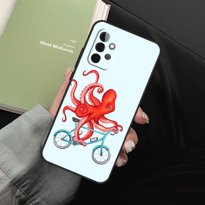 Oktopus Für Samsung Galaxy A55 A35 A53 A33 A13 A15 A36 A56 A26 A16 A22 A32 A52 A54 A34 A05 A06 Hülle