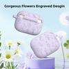 For AirPods Pro 3 Earphone Case Flower Engraved Silicone For AirPods Pro 3rd Generation Case with Cleaning Kit for AirPods Pro 3