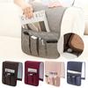 Multifunctional Sofa Armrest Storage Bag Large Capacity With 5 Pockets Sofa Armrest Covers Hanging Design Storage Bag