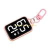 F26C Portable Keychain Electronic Clock For School Exams Miniature Digital Pocket Watch With Durability Plastic Construction