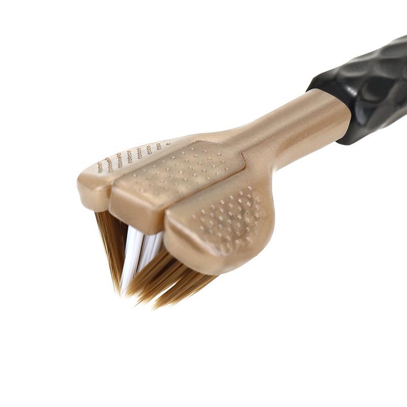 Three-Sided Adult Toothbrush with 3D Soft Bristles - Family Pack for Advanced Cleaning & Tongue Care.