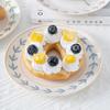 Bread Ceramic Plate 6-inch Small Plate Fruit Butterfly Snack Plate Floral Pastry Storage Bone Plate Creative Simple Korean