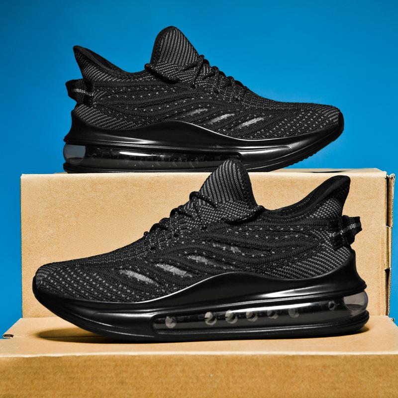 

Модные повседневные туфли большого размера, удобная амортизация на воздушной подушке, дышащие универсальные мужские спортивные трендовые туфли, новинка 48