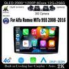 Car Radio Multimedia Video Player For Alfa RomeoMiTo 955 2008 -2016 Android Auto GPS NavigationBluetooth WiFi QLED Screen