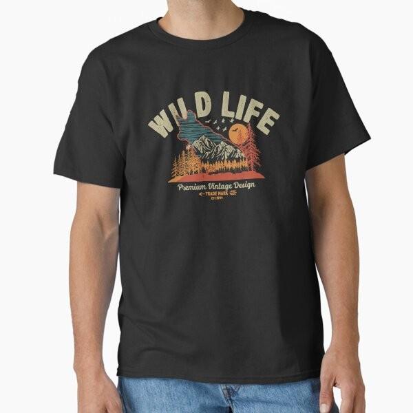 

Wildlife vintage design, wildlife, vintage Cl T-Shirt Made in US/AUS Size S-2XL Unisex T-Shirt L