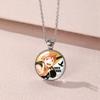 Stylish Hinata Shoyo Anime Inspired Gemstone Necklace For Volleyball Fans Unisex Jewelry