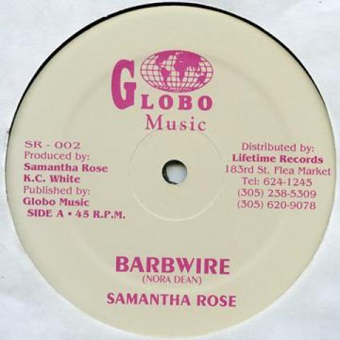 

12inch Record SAMANTHA ROSE / SAMANTHA ROSE, BLAC - Barbwire / Barbwire (Remix) Globo Music 1995 US Reggae, Ska & Dub